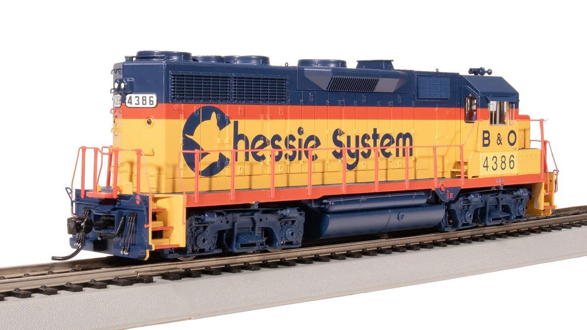 BROADWAY LIMITED 8886 HO EMD GP35 CSX 4386 Chessie w/ CSX Patch Paragon4 Sound