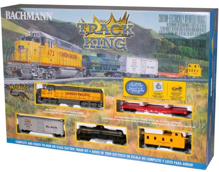 Bachmann HO Scale UP Union Pacific Track King Freight Train Set #00766 NEW