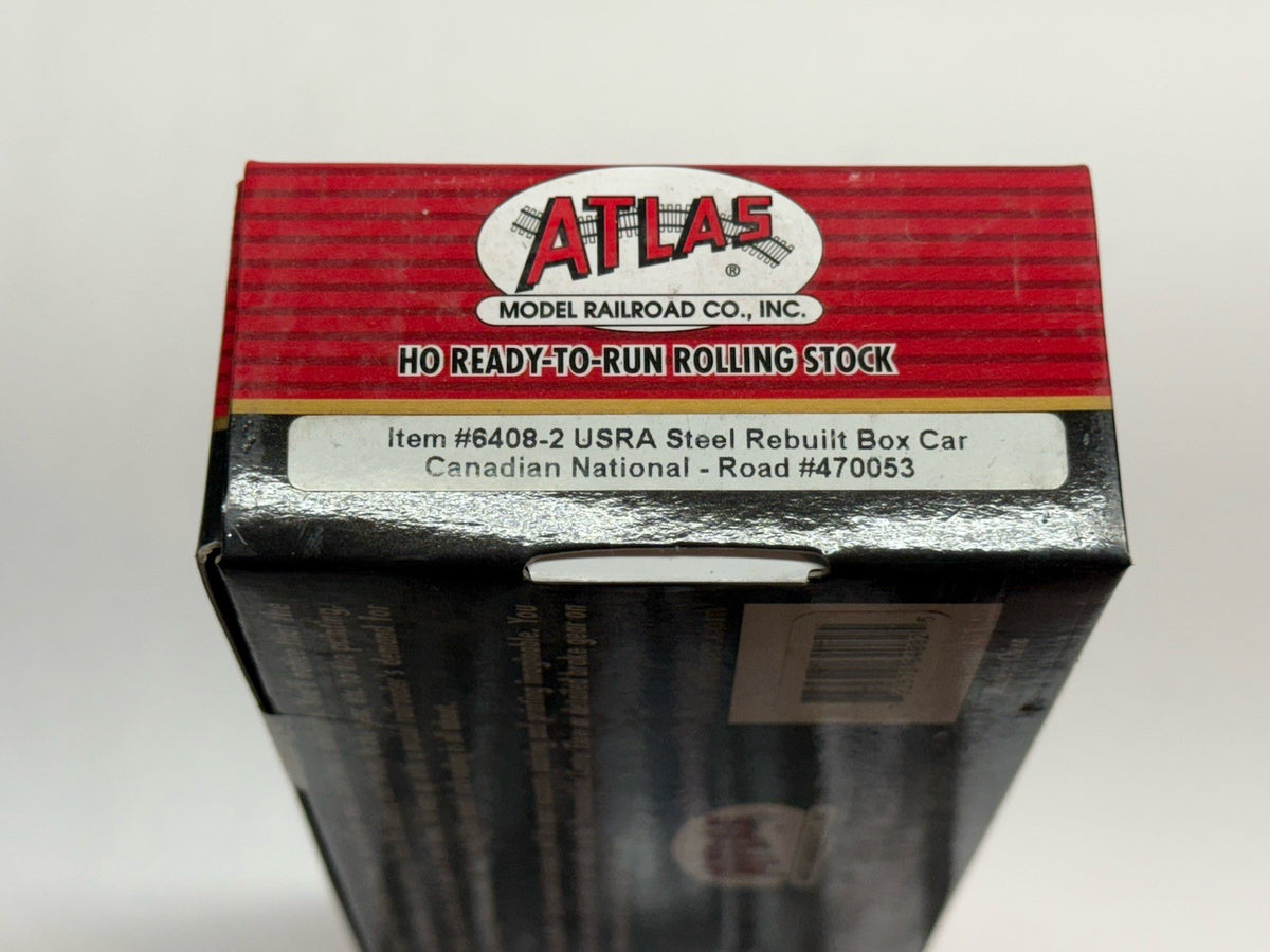 Ho Scale Atlas Canadian National 40' USRA Steel Rebuilt Box Car CN #470053 CPKC