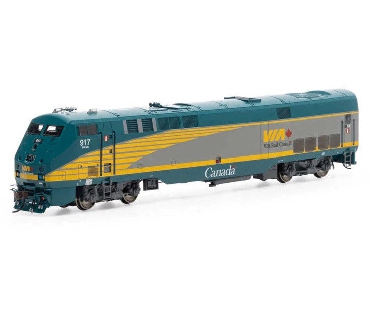 Ho Scale Athearn Genesis GE AMD103/P42DC Locomotive VIA #917 Diesel ATHG81113