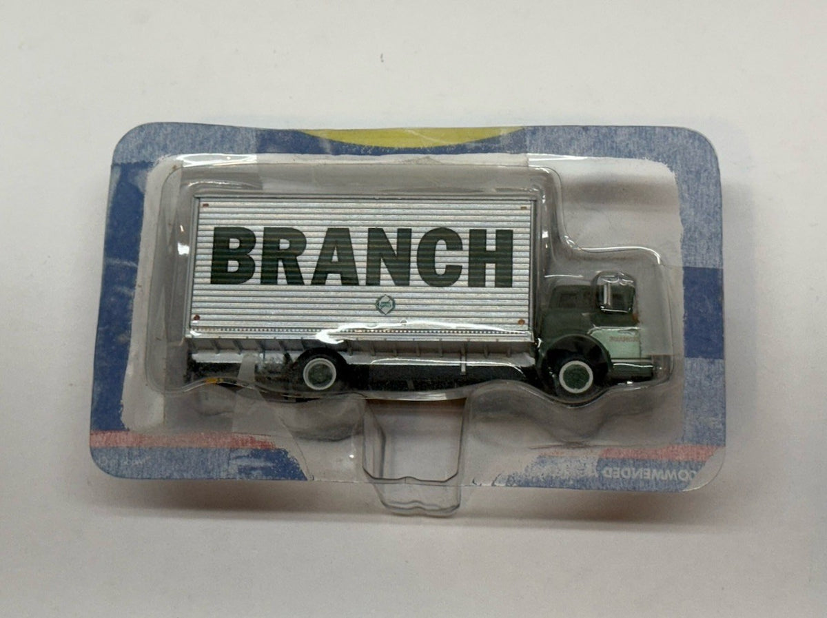 Ho Athearn 1/87 Branch Trucking Ford C-series truck W/Van body W/package