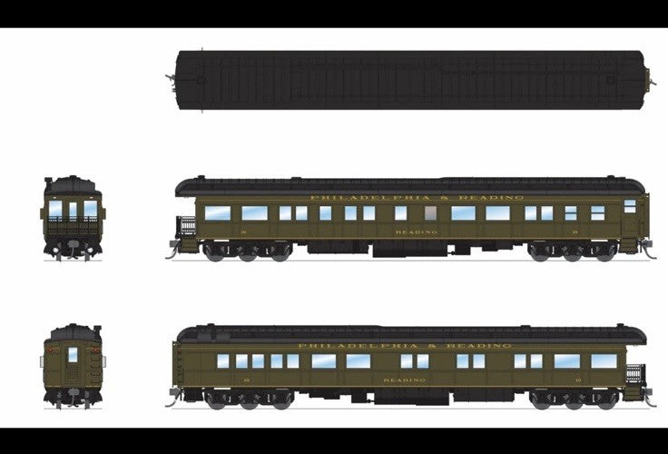 Ho Scale Broadway Limited 9731 Philadelphia & Reading #10 Strasburg Appearance