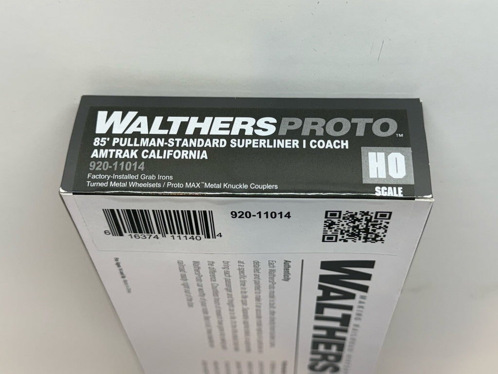 HO Scale Walthers Proto Amtrak California Superliner I Coach Commuter 920-11014