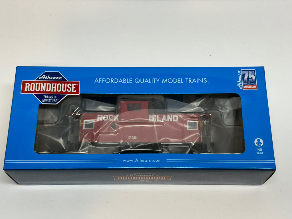 HO Scale Athearn Roundhouse Wide-Vision Caboose Rock Island #17061 RND1344