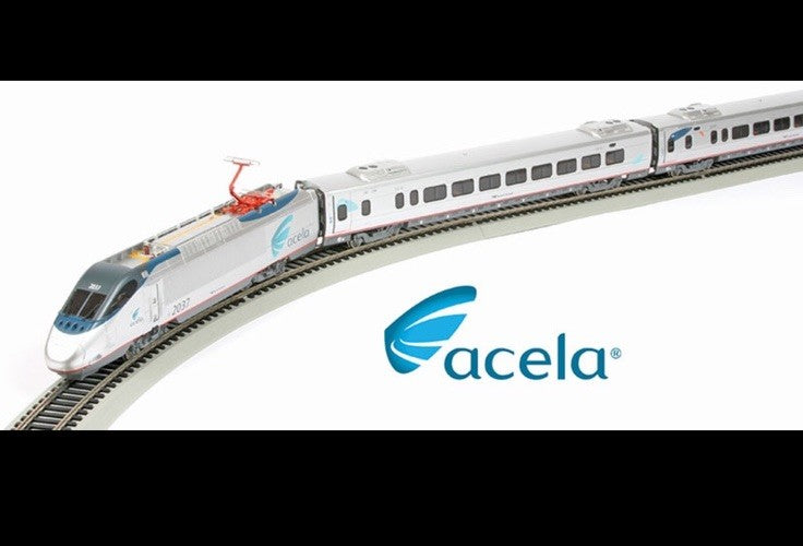 HO SCALE BACHMANN 01205 AMTRAK LEGACY ACELA EXPRESS STARTER TRAIN SET W/ DCC