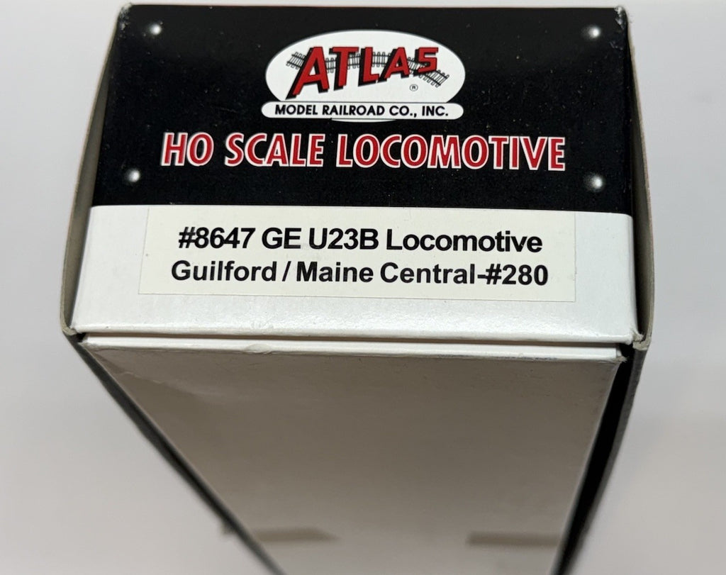 Ho Scale Atlas GE U23B Guilford Maine Central #280 Diesel Loco MEC B&M 8647 PAR