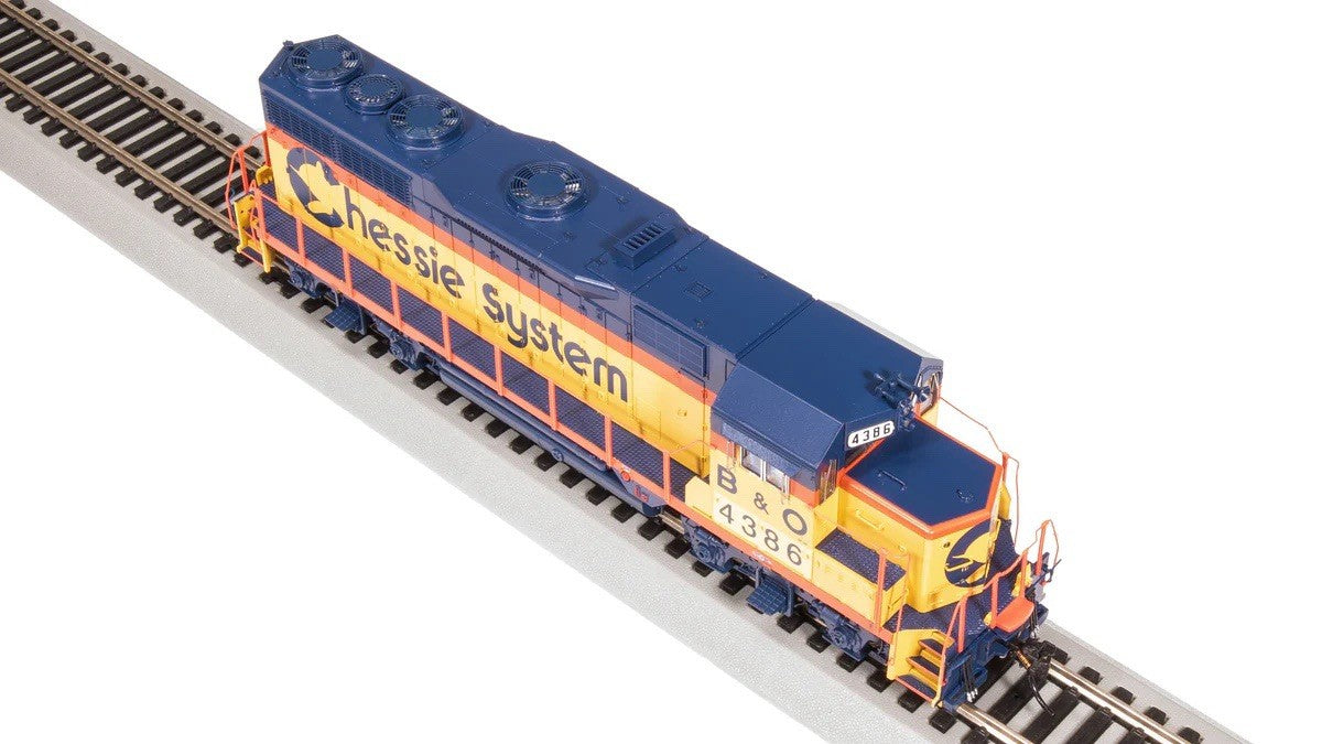 BROADWAY LIMITED 8886 HO EMD GP35 CSX 4386 Chessie w/ CSX Patch Paragon4 Sound