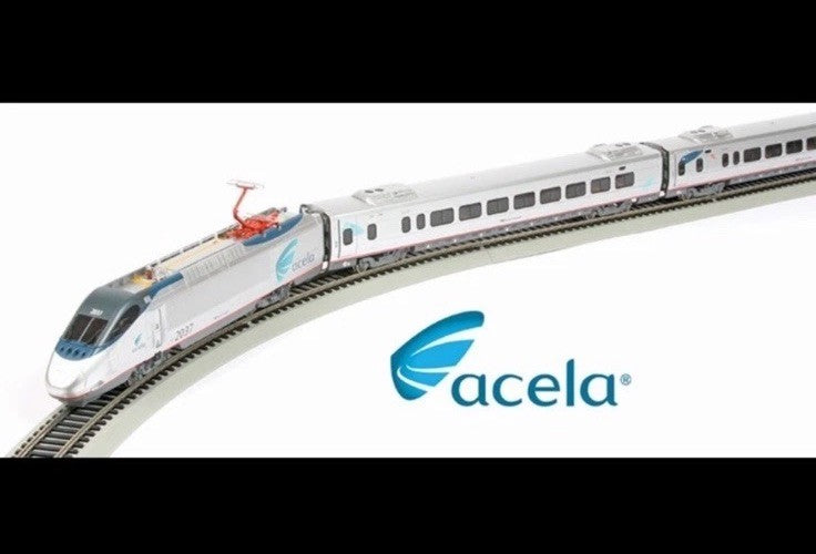 Bachmann Trains Amtrak Acela DCC Ready To Run Electric Train Set HO Scale
