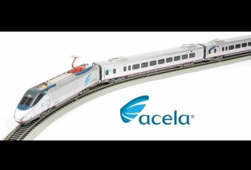 Bachmann Trains Amtrak Acela DCC Ready To Run Electric Train Set HO Scale