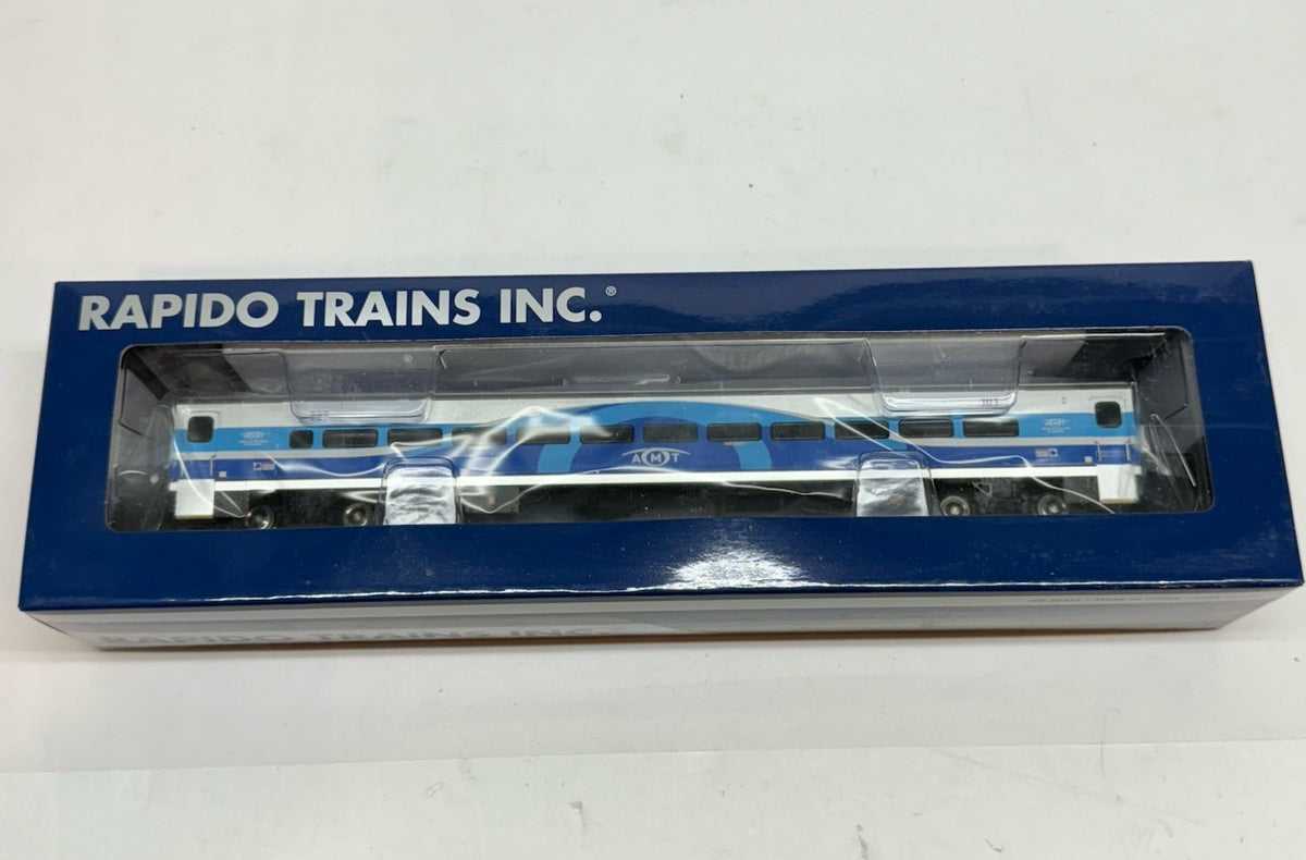 Ho Scale Rapido 128525 Comet Car AMT Montreal Late Coach #727 Commuter Train NEW