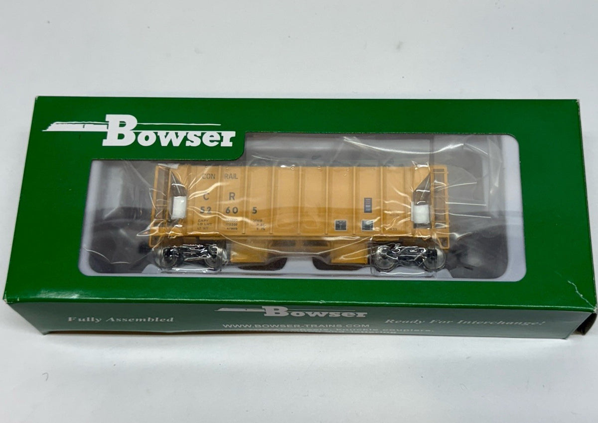 HO Scale Bowser Conrail 70 Ton Ballast Car with Side Chutes CR #52605 MOW Car NS