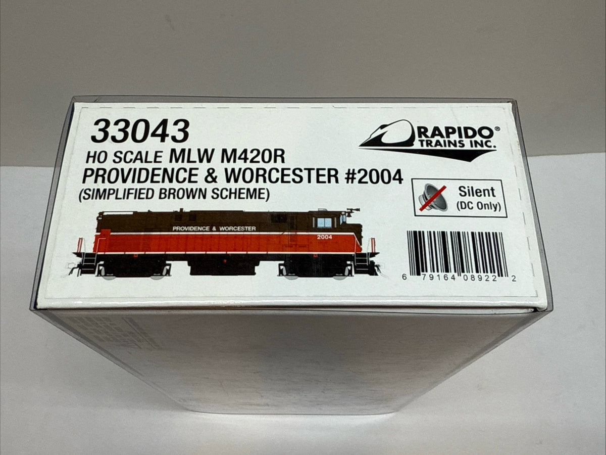 Ho Scale Rapido M420 Providence & Worcester - Modern Schem #2004 Diesel P&W - DC