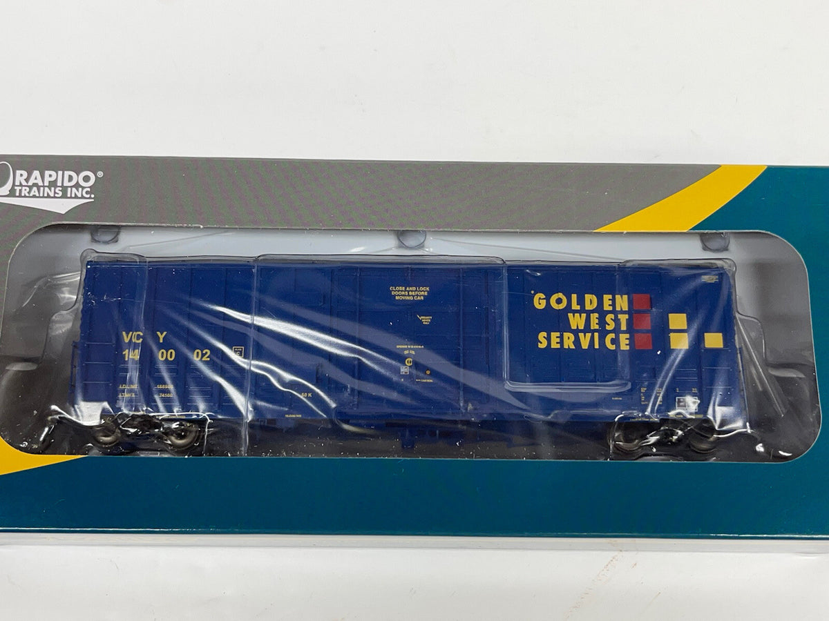 HO Scale Rapido Golden West Ventura County PC&F B-100-40 Boxcar #140002 Freight