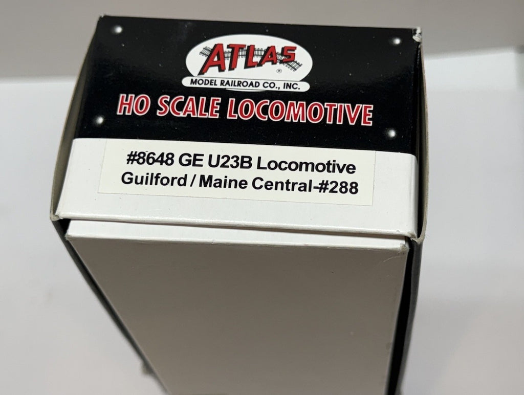 Ho Scale Atlas GE U23B Guilford Maine Central #288 Diesel Loco MEC B&M 8648 PAR