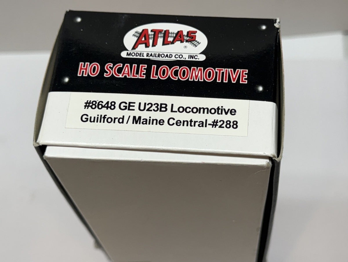 Ho Scale Atlas GE U23B Guilford Maine Central #288 Diesel Loco MEC B&M 8648 PAR