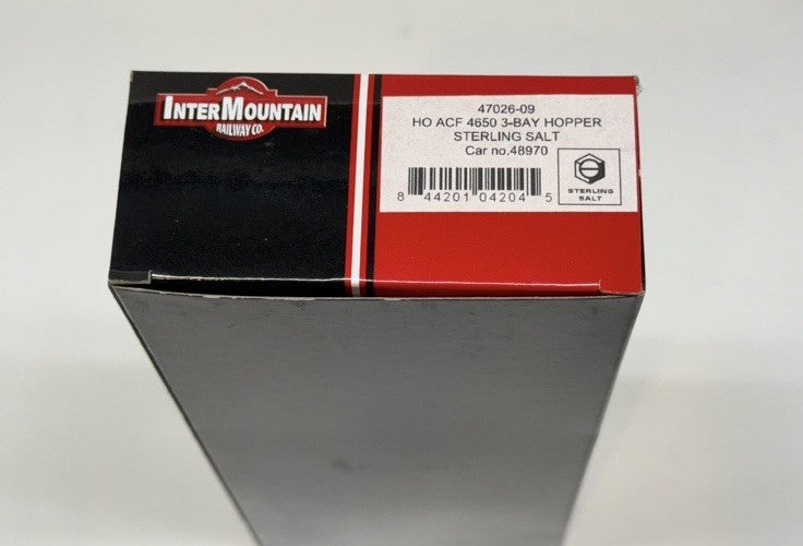 Ho Scale InterMountain Sterling Salt 47026-09 ACF 4650 CF 3-Bay Hopper CSX NS UP