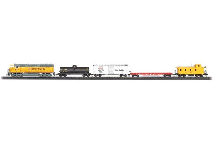 Bachmann HO Scale UP Union Pacific Track King Freight Train Set #00766 NEW