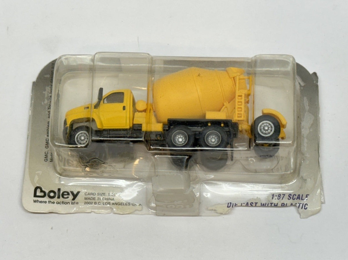 Boley HO Scale Yellow Int'l Cement Truck (Retired Authentic Boley) 1:87 Layout