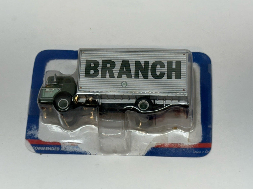 Ho Athearn 1/87 Branch Trucking Ford C-series truck W/Van body W/package