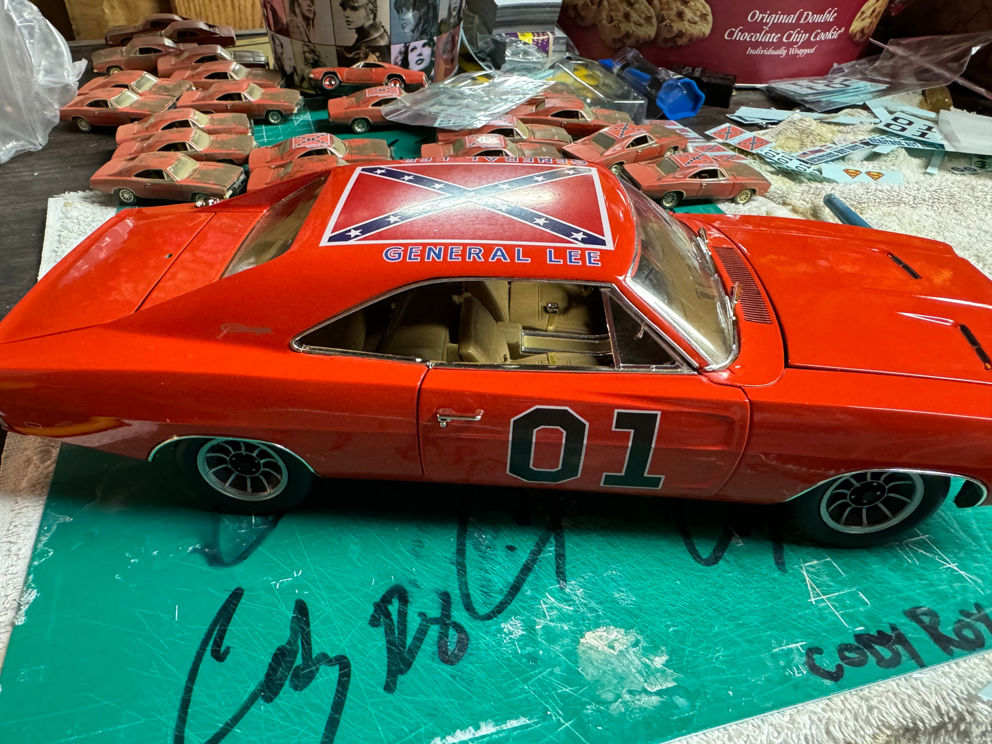 1/18 Scale General Lee Waterslide Decals