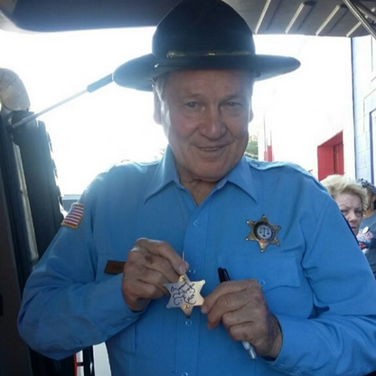 'Dukes of Hazzard' Deputy Hazzard County Replica Badge Sonny Shroyer, Rick Hurst