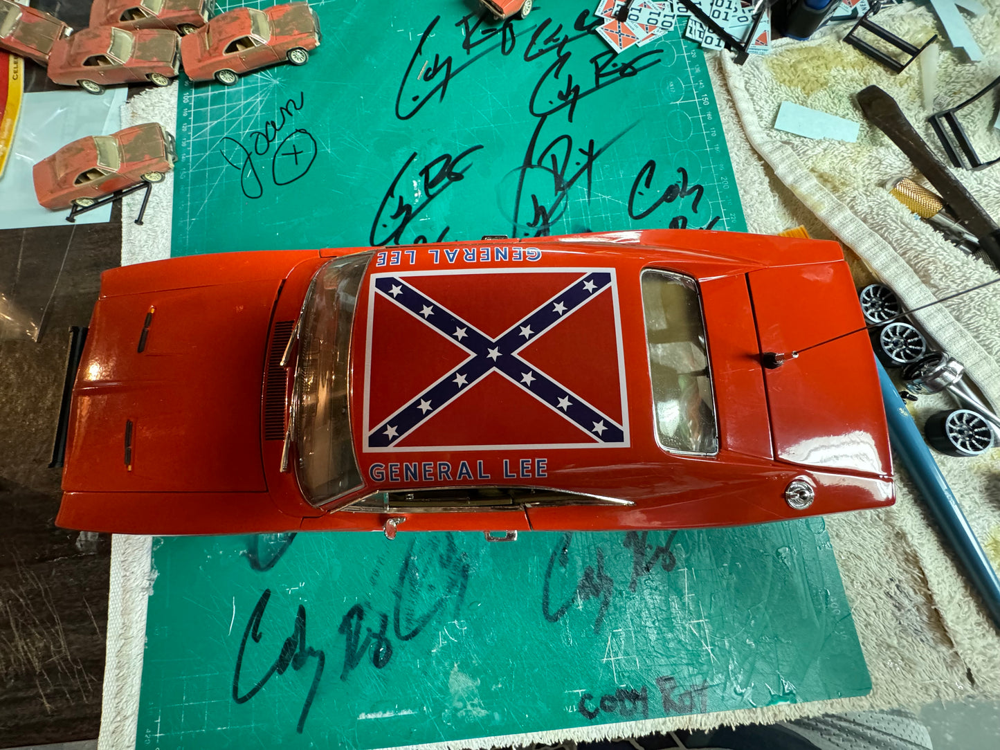 1/18 Scale General Lee Waterslide Decals