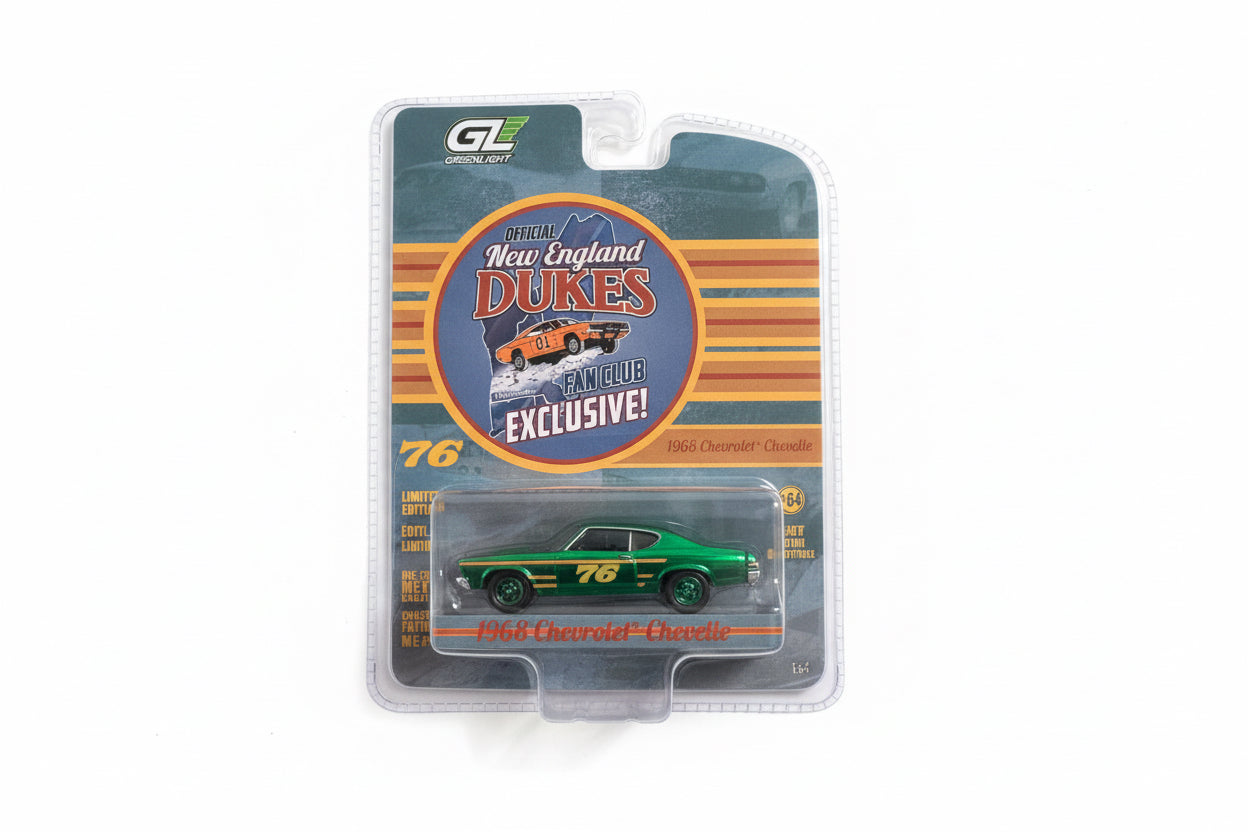 1:64 GREEN MACHINE 1968 Chevy Chevelle #76 Race Car