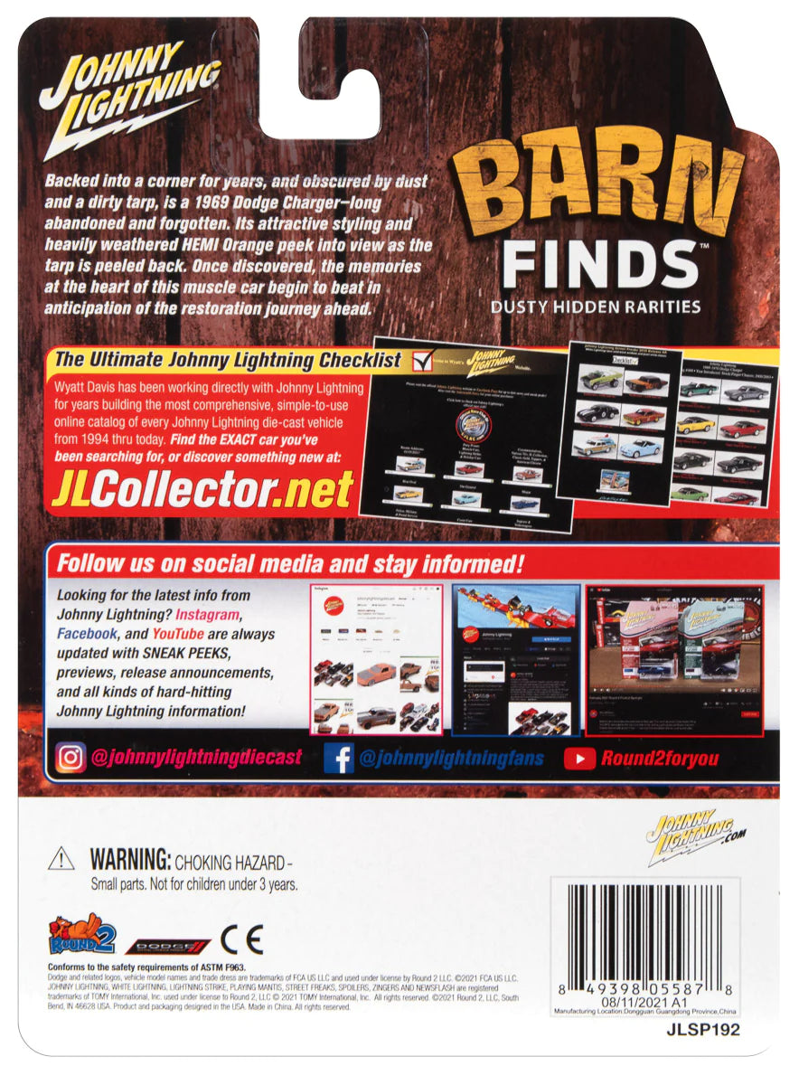 1/64 GENERAL LEE Johnny Lightning Barn Finds Exclusive