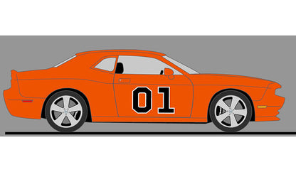 1:18 The General #01 - 2010 Dodge Challenger SRT 8 by ACME PREORDER