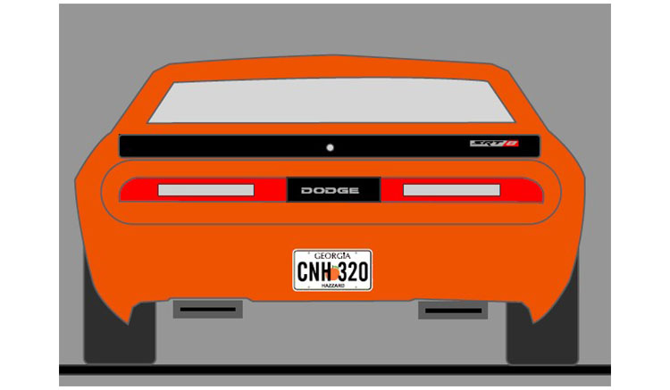 1:18 The General #01 - 2010 Dodge Challenger SRT 8 by ACME PREORDER
