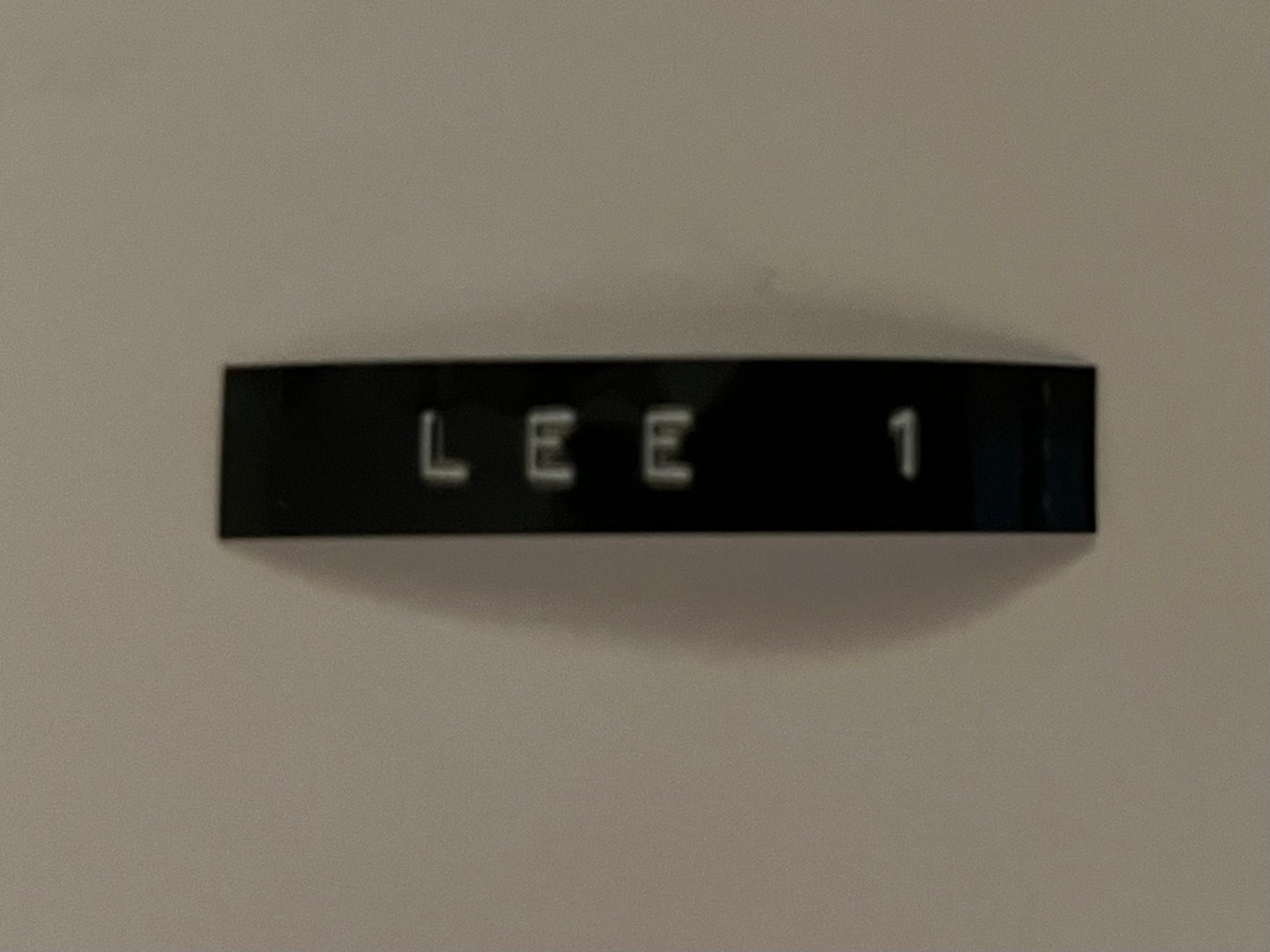 LEE 1 Dashpad Decal